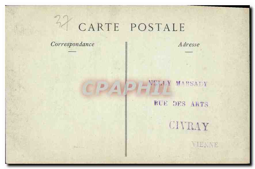 CPA Amboise Vue sur le Chateau  — Rückseite