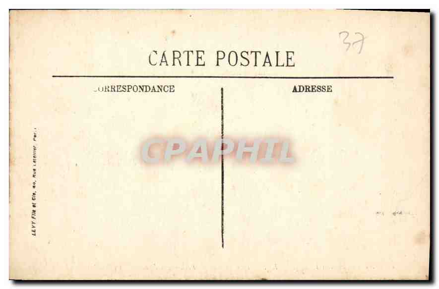 CPA Azay le Rideau Le Chateau Facade principale  — Verso