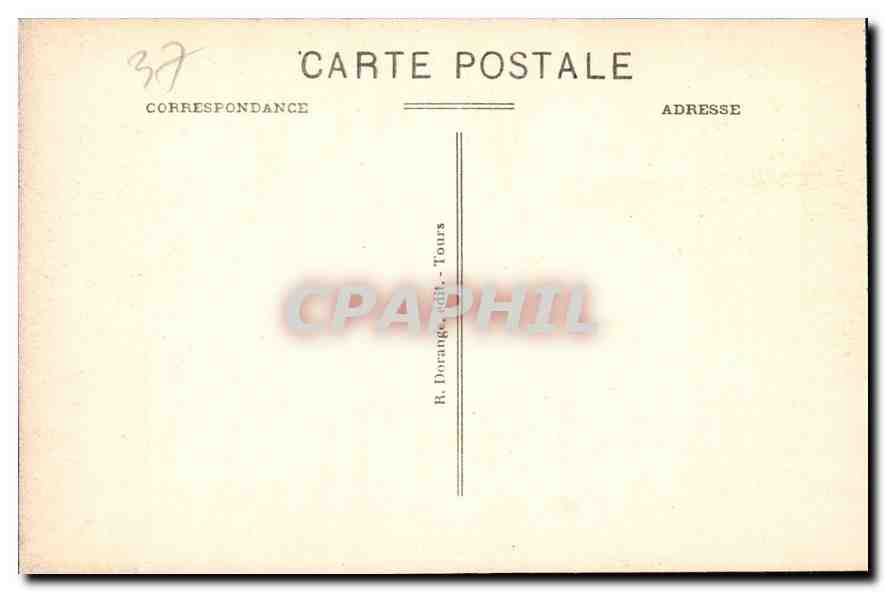 CPA Chinon Portail de l'Eglise St Etienne cote Ouest  — Rückseite