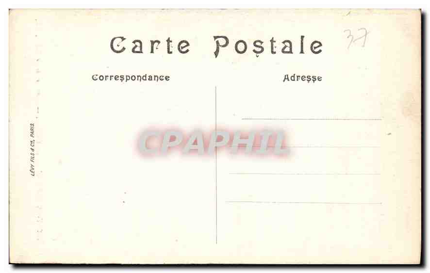 CPA Azay le Rideau Le Chateau Marguerite de Valois  — Verso