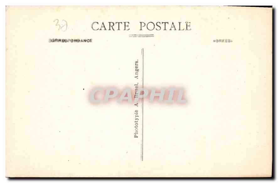 CPA Loches La Porte des Cordeliers  — Rückseite