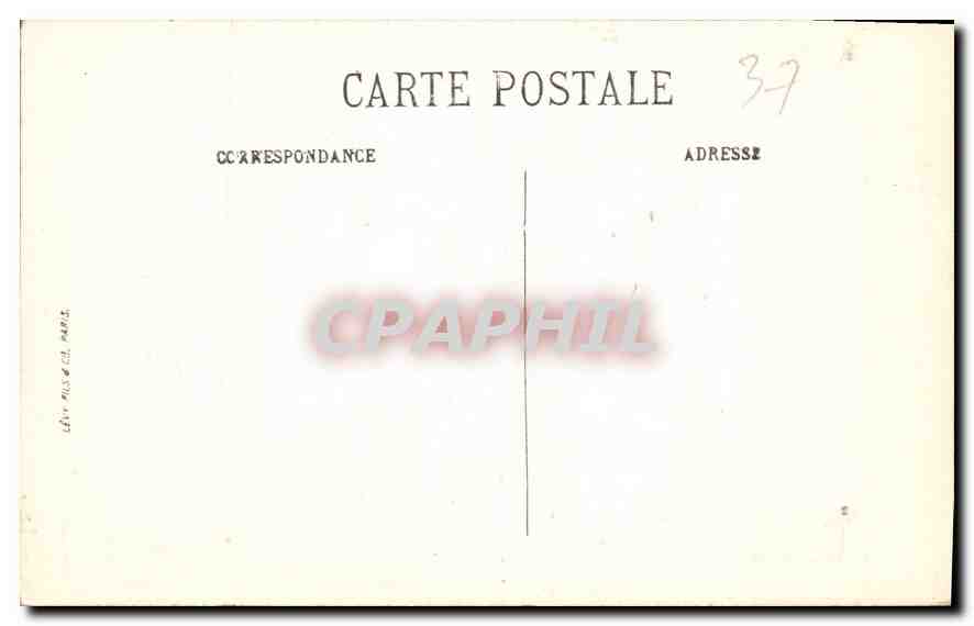 CPA Amboise Le Chateau Monument historique vu de l'lle et la Loire  — Rückseite