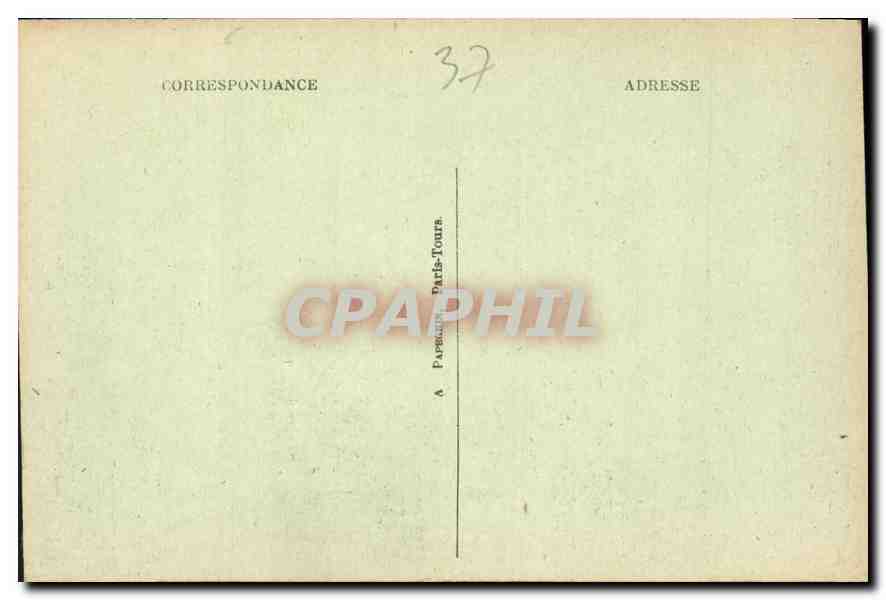 CPA Usse Le Chateau Aile Nord Ouest  — Rückseite
