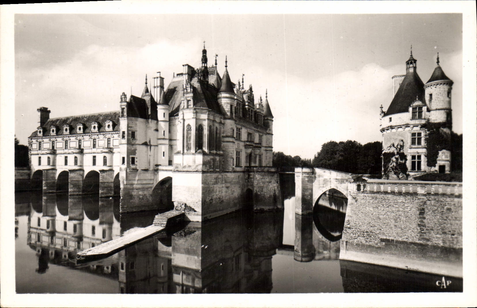 CPA Chenonceau Le Chateau Facade Nord Est Tour des Marques 