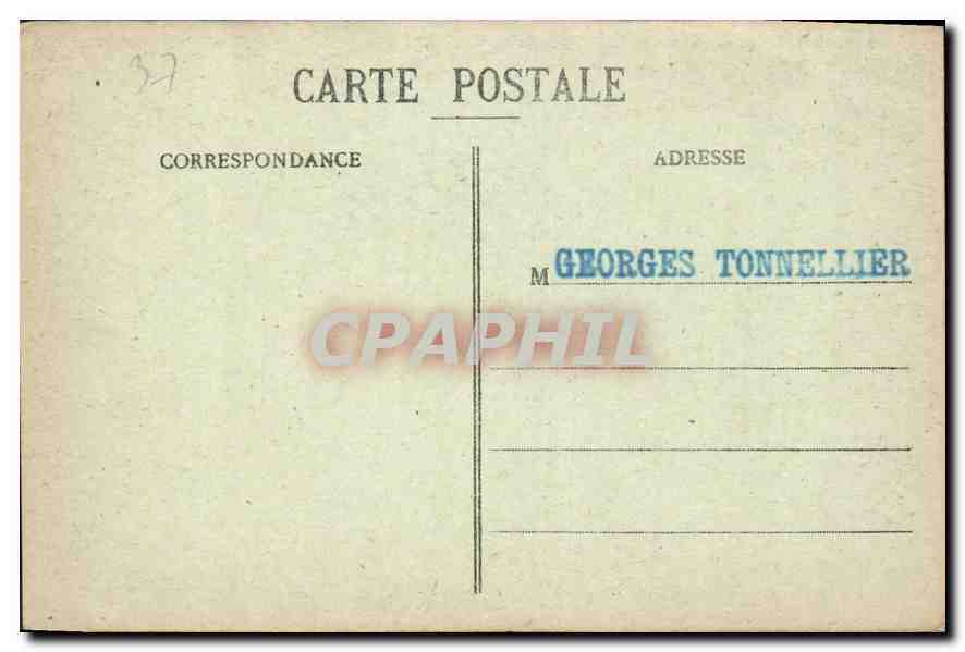 CPA Amboise Le Chateau  — Rückseite