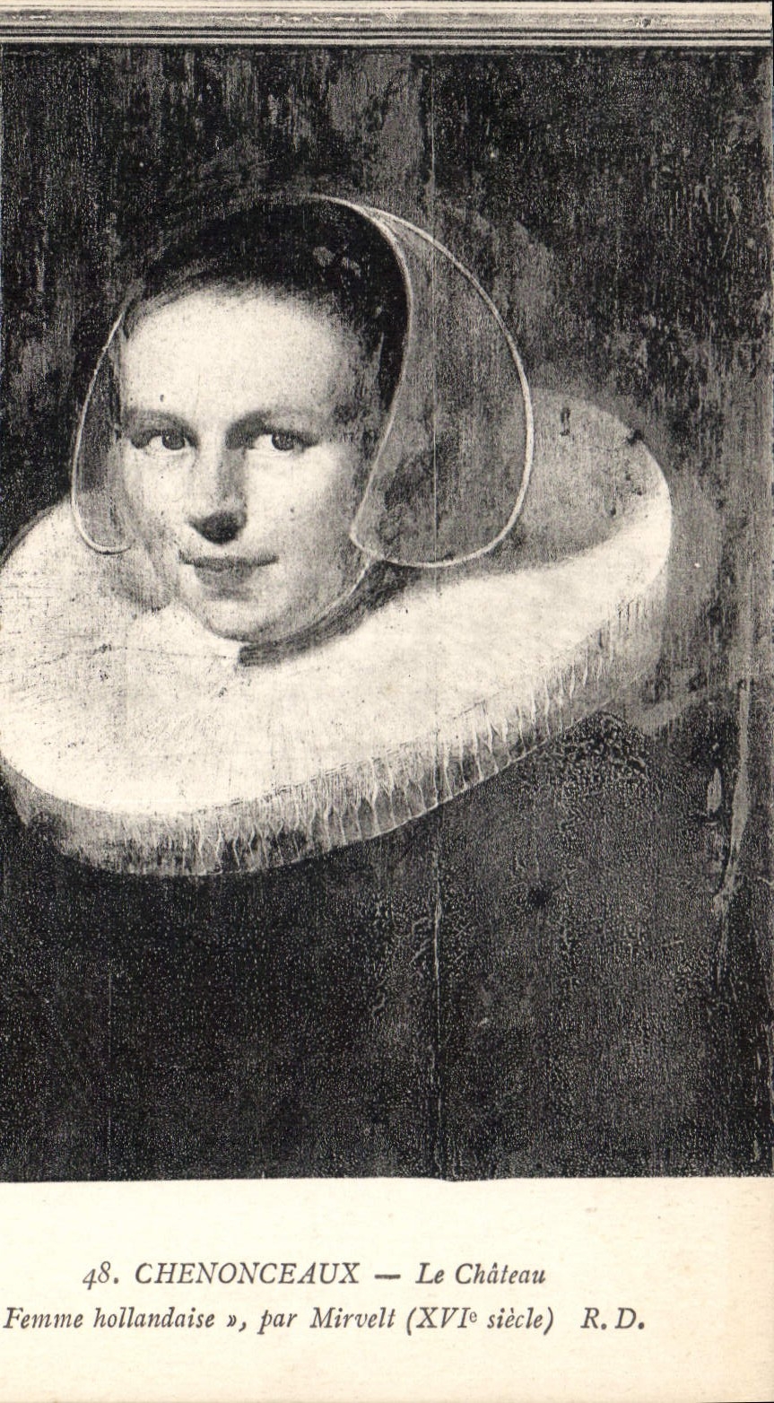 CPA Chenonceaux Le Chateau Femme hollandaise par Mirvelt 