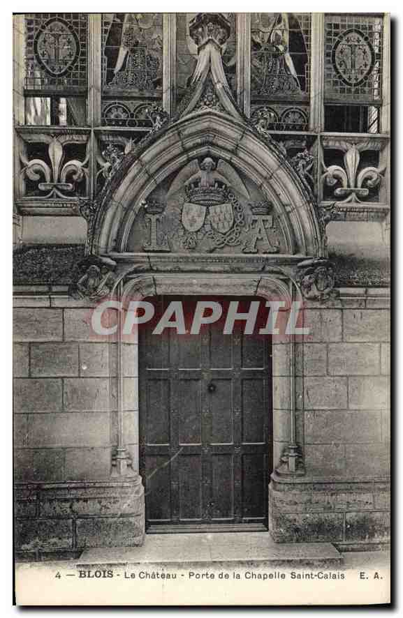 CPA Blois Le Chateau Porte de la Chapelle Saint Calais 