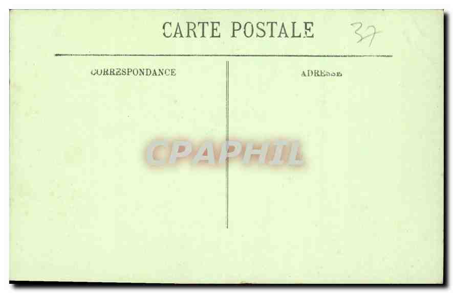 CPA Chenonceaux Le Chateau Le Vestibule  — Rückseite