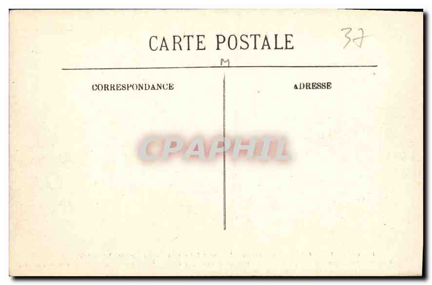 CPA Chenonceaux Le Chateau La Facade Occidentale  — Rückseite