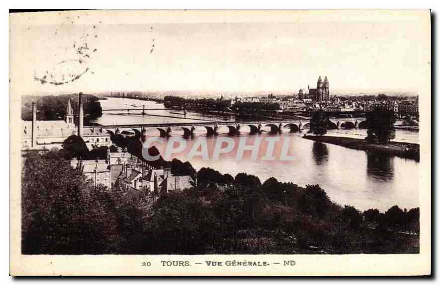 CPA Tours Vue Generale 