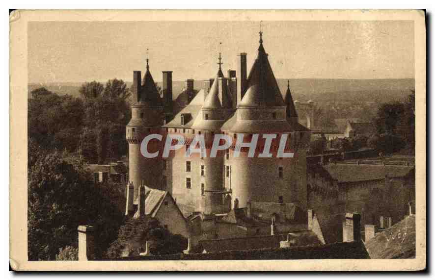 CPA Langeais Indre et Loire Facade Nord du Chateau 