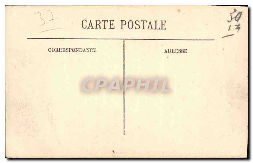 CPA Chenonceaux Le Chateau La Facade Occidentale  — Rückseite