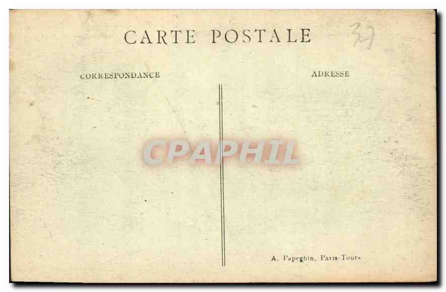 CPA Langeais Le Chateau  — Verso