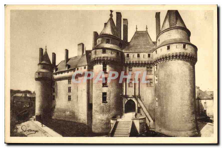 CPA Langeais Le Chateau ou fut celebre en 1491 le mariage du roi Charles VIII avec Anne de Bretagne 