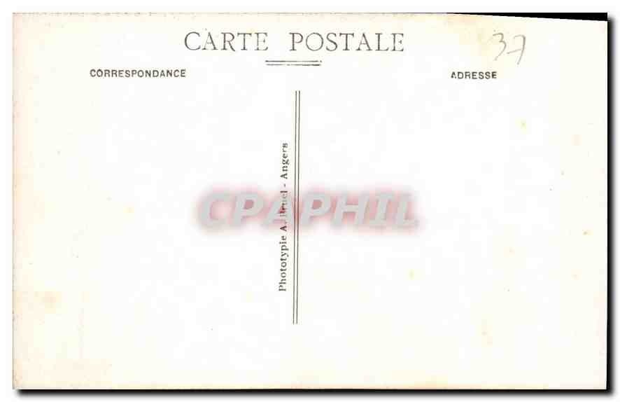 CPA Loches Le Donjon attribue a Foulques Nerra  — Rückseite