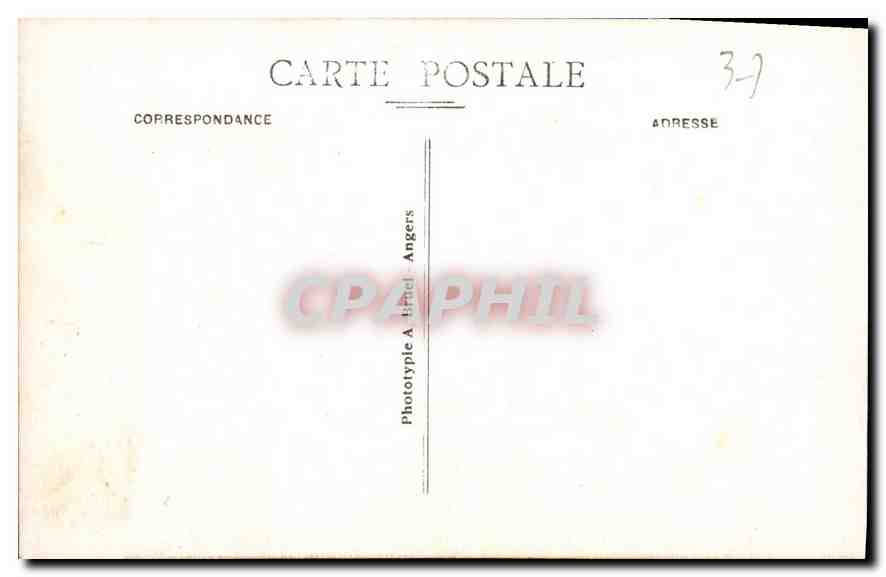 CPA Loches Porche de la Collegiale St Ours  — Rückseite