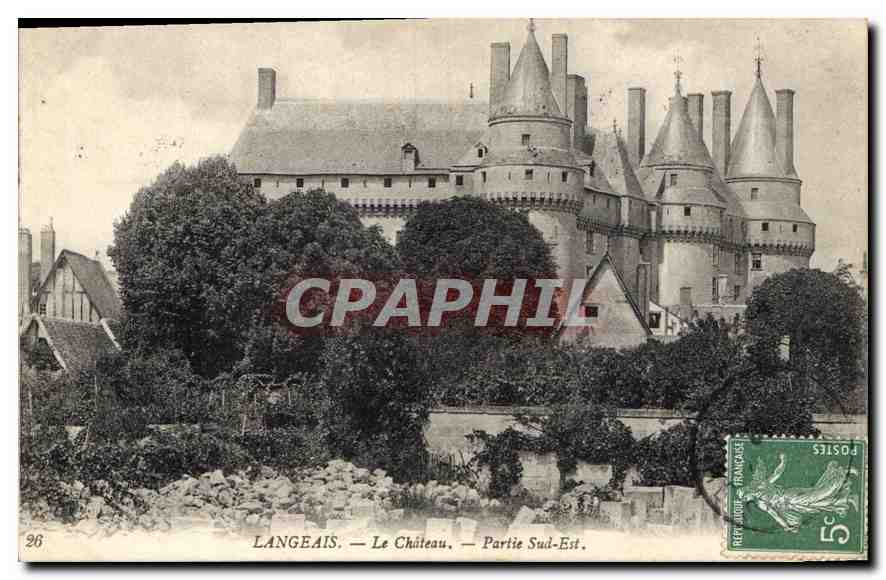 CPA Langeais Le Chateau Partie Sud Est 