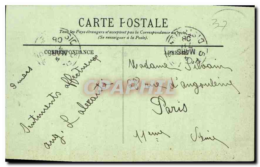 CPA Langeais Vue generale  — Rückseite