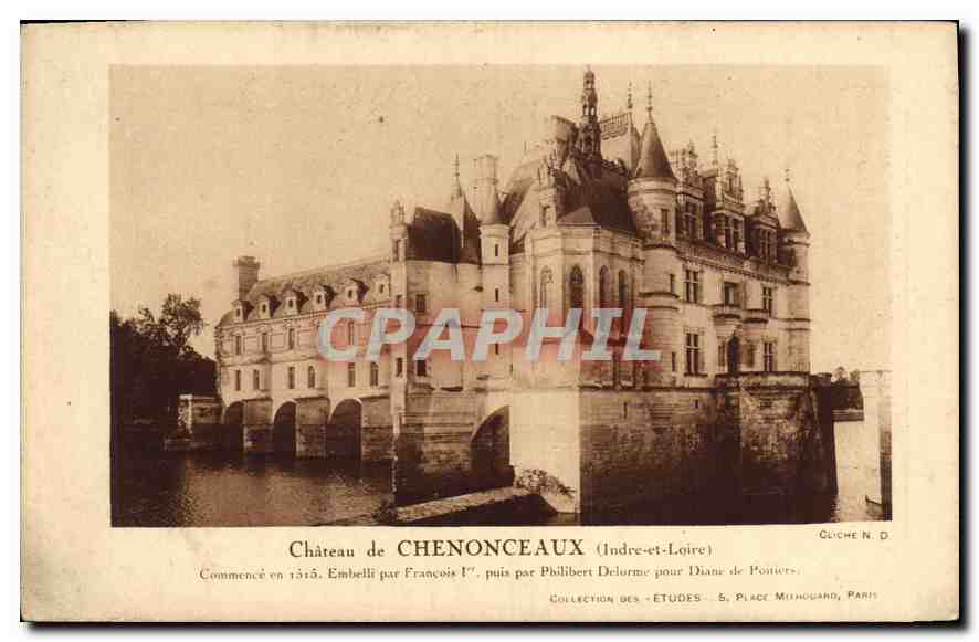 CPA Chateau de Chenonceaux Indre et Loire 