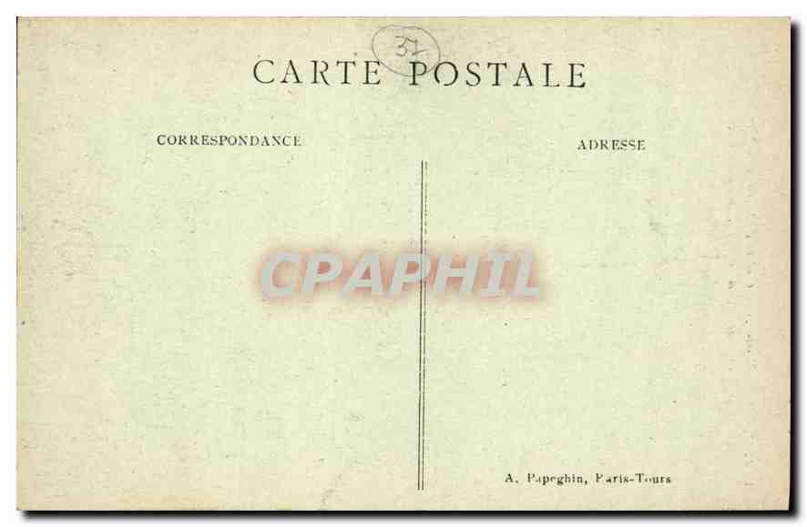 CPA Tours Cloitre de la Psalette XV et XVI Tourelle et cote est  — Rückseite
