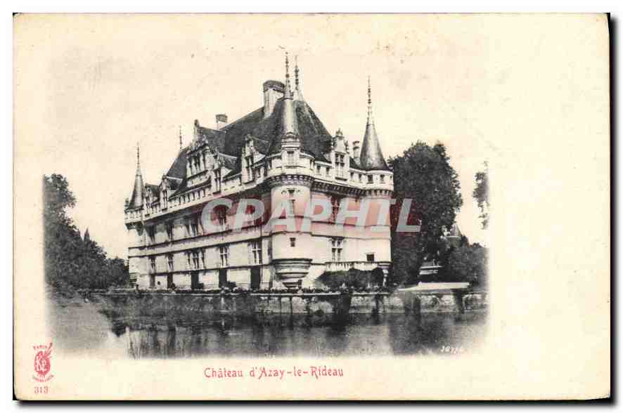 CPA Chateau d'Azay le Rideau 