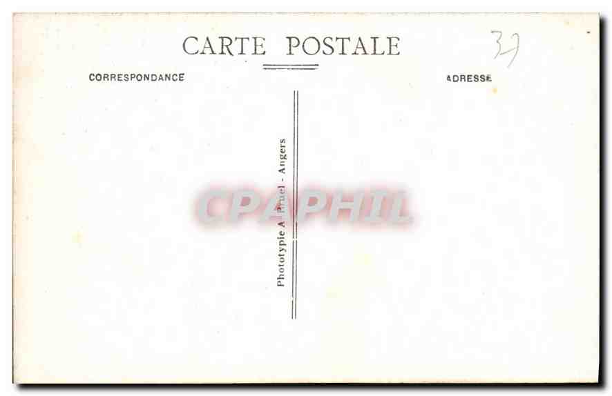 CPA Loches Entree du Chateau Royal  — Rückseite