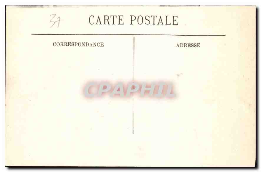 CPA Tours La Maison de Tristan l'Hermite  — Rückseite