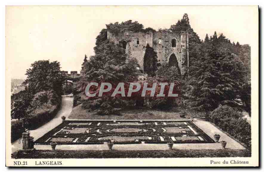 CPA Langeais Parc du Chateau 