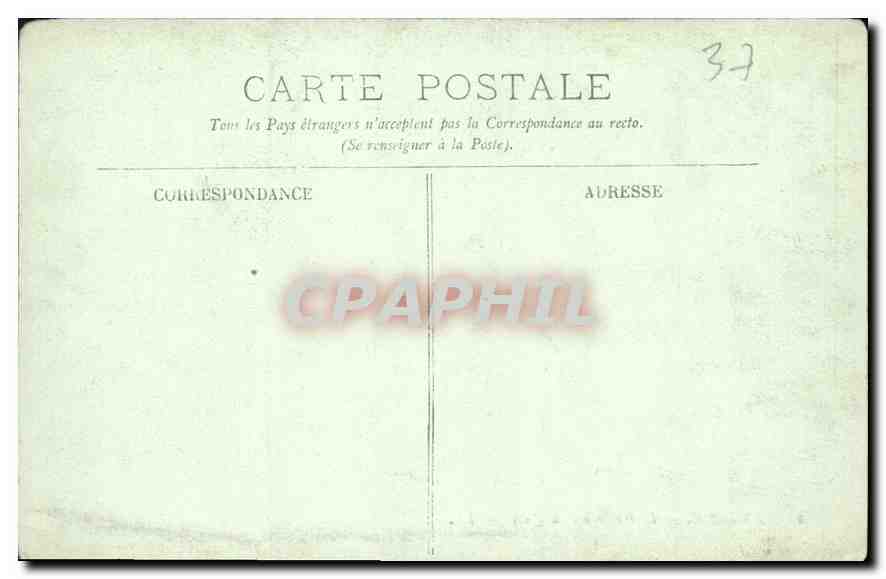 CPA Amboise Le Chateau et le Quai  — Rückseite