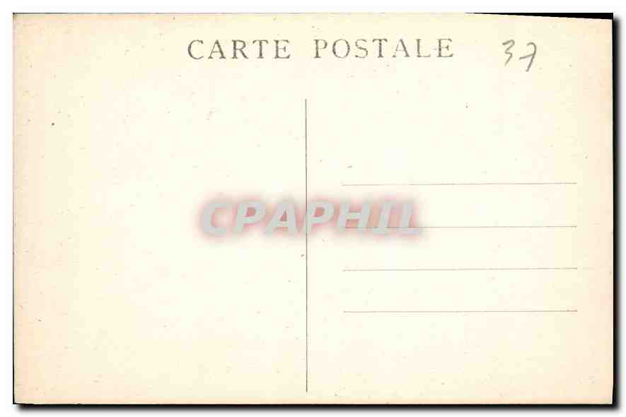 CPA Azay le Rideau Villa Romaine et Manoir de la Romaniere  — Rückseite