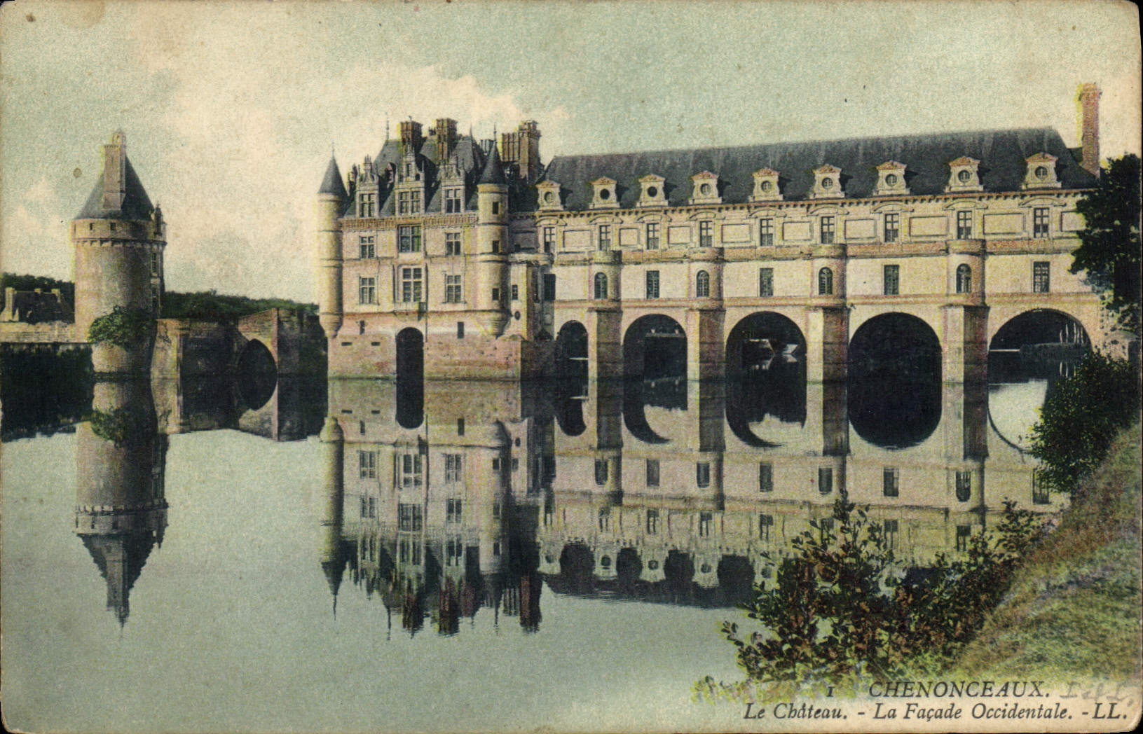 CPA Chenonceaux Le Chateau La Facade Occidentale 