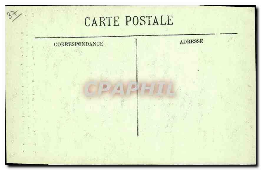 CPA Tours La Tour de Charlemagne  — Rückseite