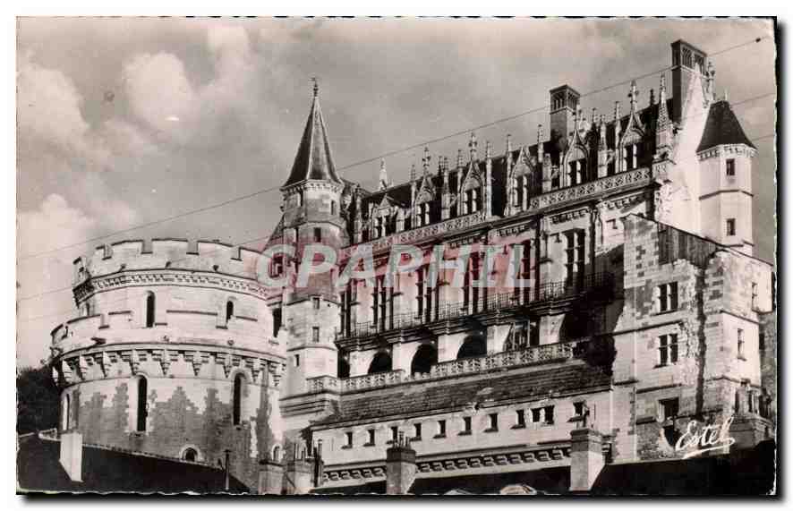 CPA Le Chateau d'Amboise La Tour des Minimes et le Logis du Roi 