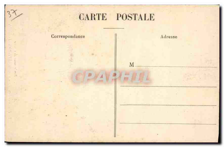 CPA Amboise Rendez vous de Chasse La Pagode construite par Choiseul  — Rückseite