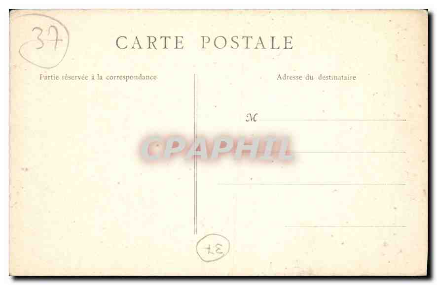 CPA Amboise Portail de la Chapelle  — Rückseite