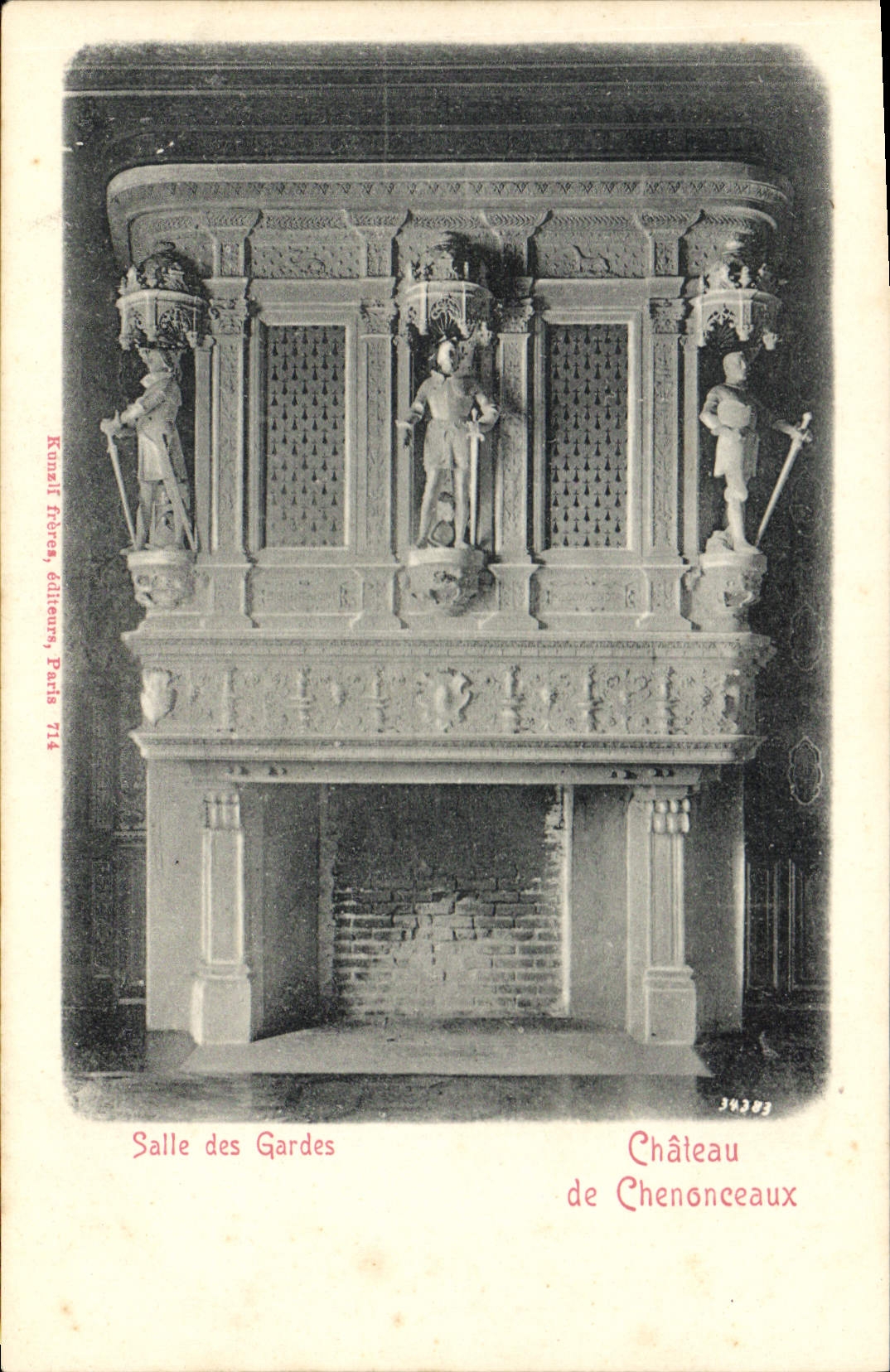 CPA Salle des Gardes Chateau de Chenonceaux 