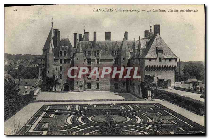 CPA Langeais Indre et Loire Le Chateau Facade meridionale 