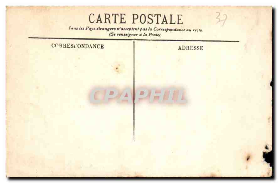 CPA Environs de Tours Luynes Ruines de l'Aqueduc Romain  — Rückseite