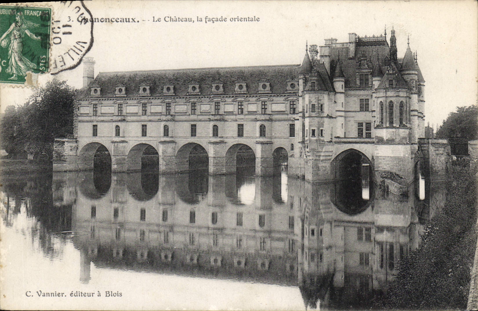 CPA Chenonceaux Le Chateau la facade orientale 