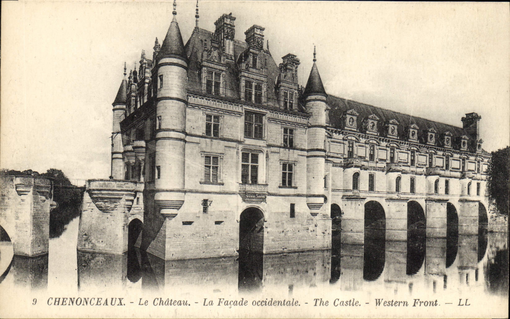 CPA Chenonceaux Le Chateau La Facade occidentale 