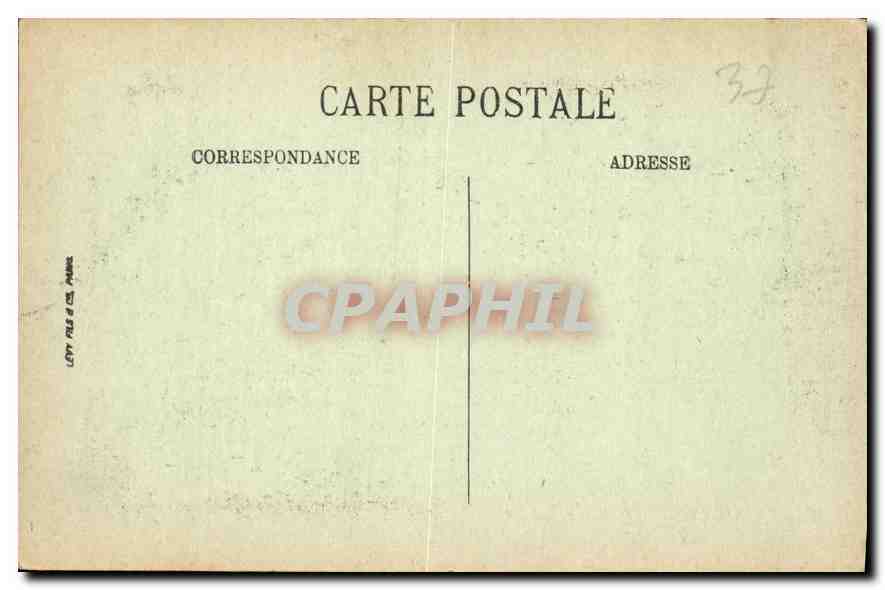 CPA Villandry Le Chateau cote Nord Ouest  — Rückseite