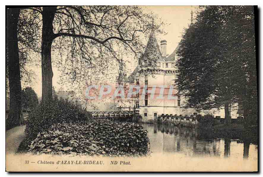 CPA Chateau d'Azay le Rideau 