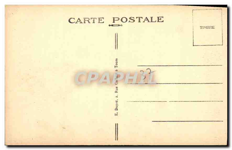 CPA Chambord Le Chateau Cote Ouest Aile Henri II  — Back