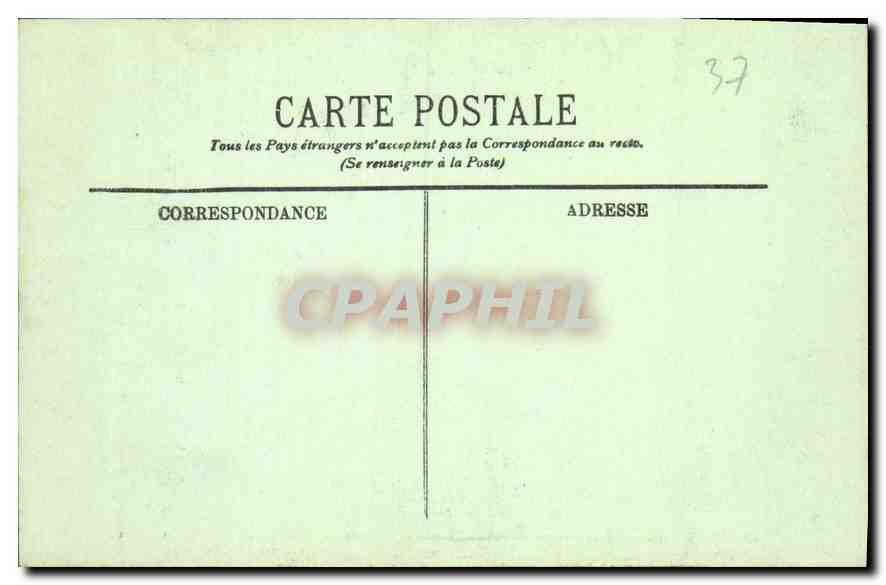 CPA Azay le Rideau Le Chateau Gabrielle d'Estree et ses Enfants  — Rückseite