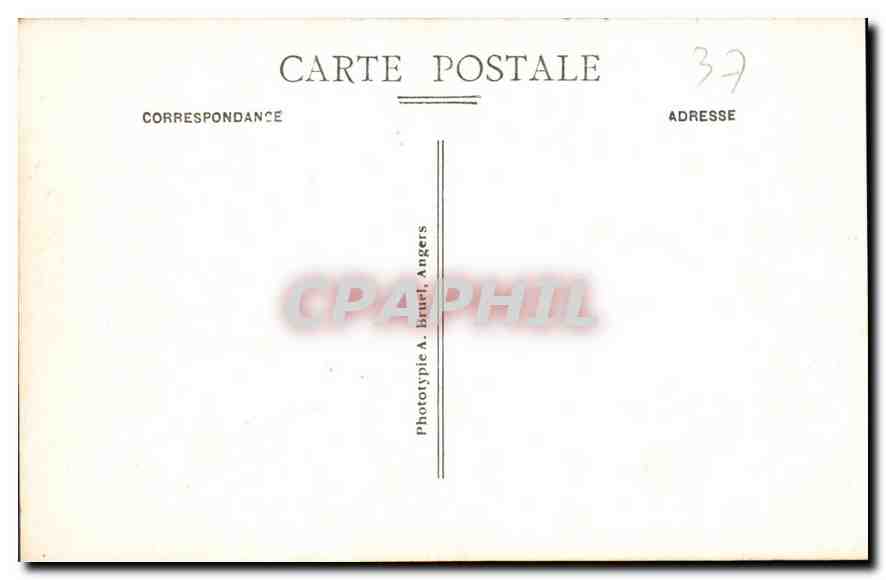 CPA Loches La Porte des Cordeliers  — Rückseite