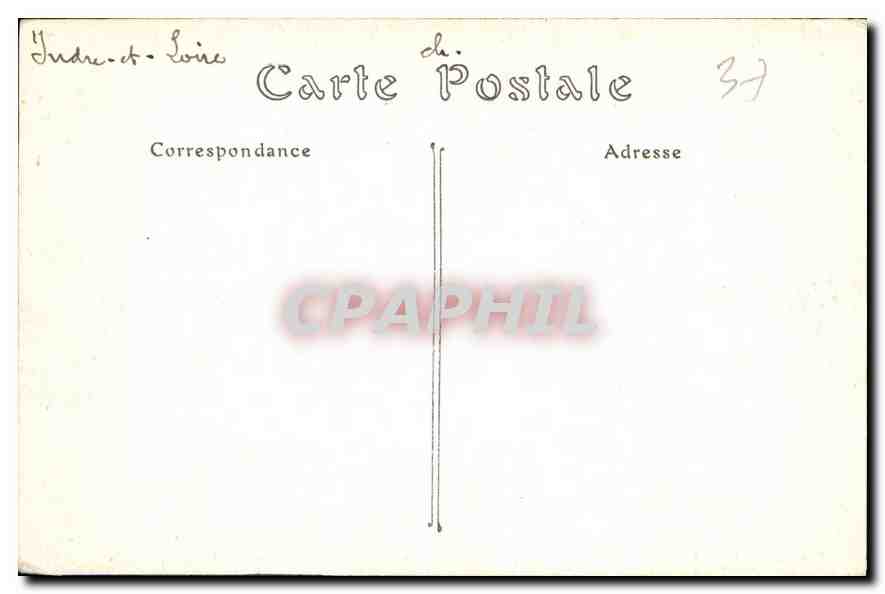 CPA Tours Cathedrale Saint Gatien tombeau des enfants de Charles VIII  — Rückseite