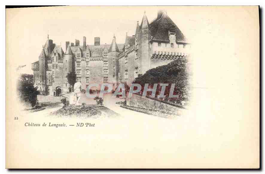CPA Chateau de Langeais 