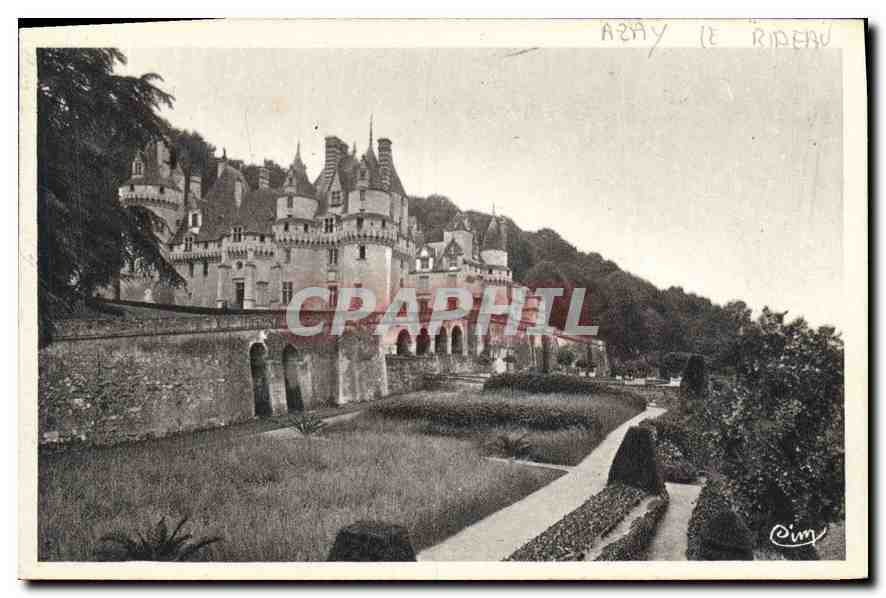 CPA Chateau d'Usse Terrasses et Jardins 