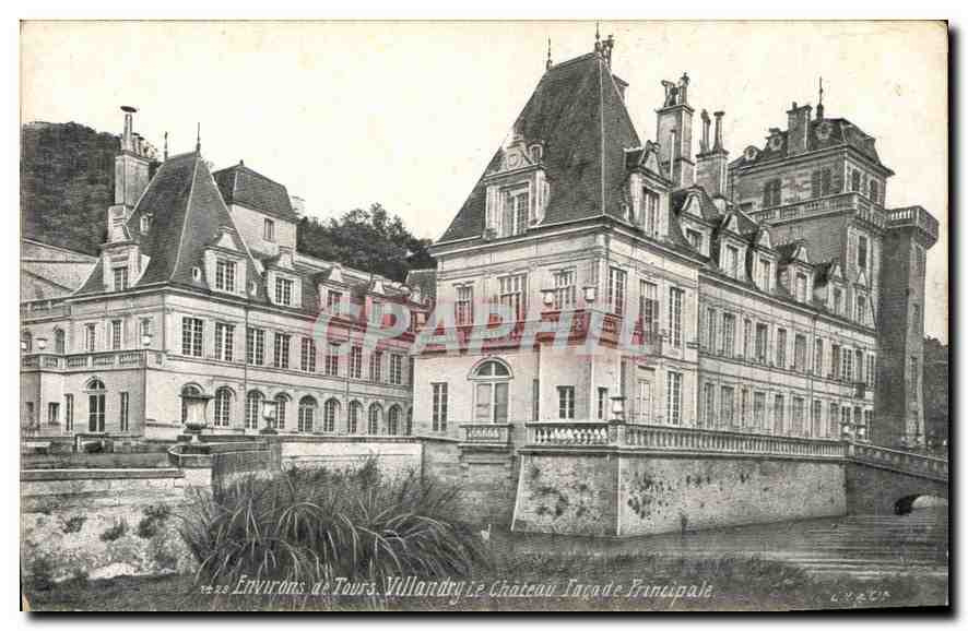 CPA Environs de Tours Villandry Chateau Facade Principale 