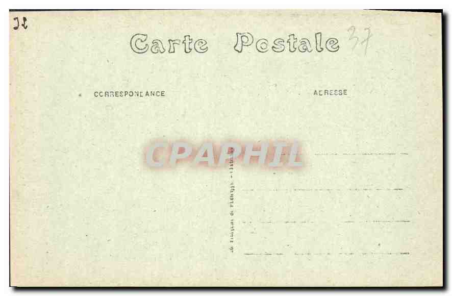 CPA Amboise Porte de l'Eglise St Denis  — Rückseite
